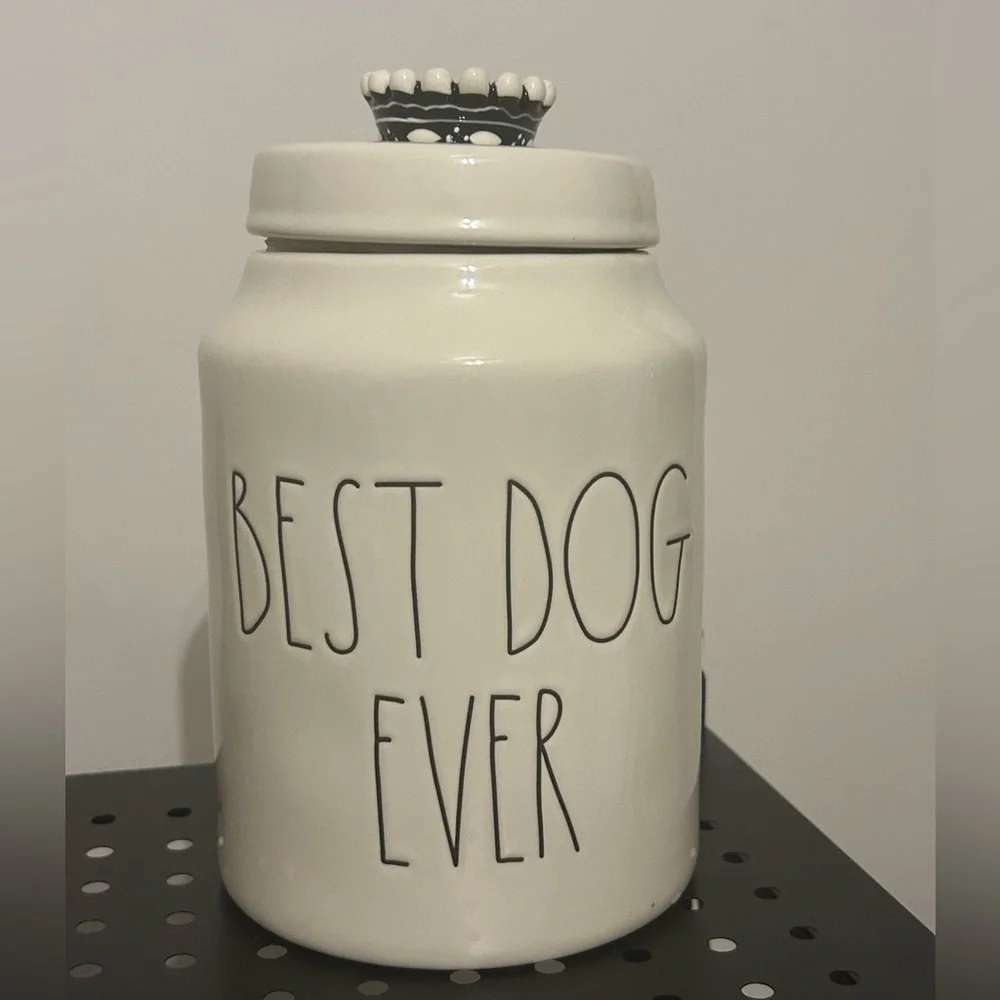 Rae Dunn Best Dog Ever Canister